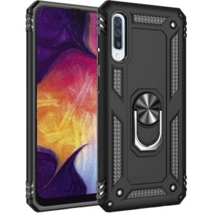 Hoesje geschikt voor Samsung Galaxy A50 - RingArmor - Hardcase - Blauw