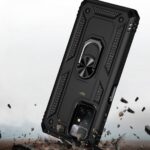 Hoesje geschikt voor Xiaomi Redmi 10 2022 - RingArmor - Hardcase - Zilver