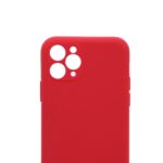 Siliconen hoesje met koord geschikt voor Apple iPhone 11 Pro - Zwart