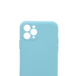 Siliconen hoesje met koord geschikt voor Apple iPhone 11 Pro - Zwart