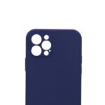 Siliconen hoesje met koord geschikt voor Apple iPhone 12 Pro - Blauw