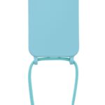 Siliconen hoesje met koord geschikt voor Apple iPhone 12 Pro - Turquoise