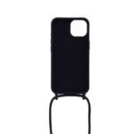 Siliconen hoesje met koord geschikt voor Apple iPhone 14 Plus - Licht Roze