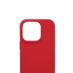 Siliconen hoesje met koord geschikt voor Apple iPhone 14 Pro Max - Rood