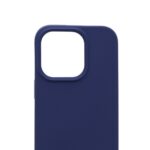 Siliconen hoesje met koord geschikt voor Apple iPhone 14 Pro - Zwart