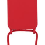 Siliconen hoesje met koord geschikt voor Apple iPhone 14 - Rood