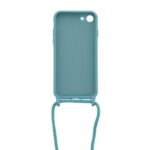 Siliconen hoesje met koord geschikt voor Apple iPhone 7 - Turquoise