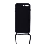 Siliconen hoesje met koord geschikt voor Apple iPhone 8 Plus - Licht Roze