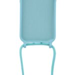 Siliconen hoesje met koord geschikt voor Apple iPhone 8 - Turquoise