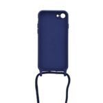 Siliconen hoesje met koord geschikt voor Apple iPhone 8 - Turquoise