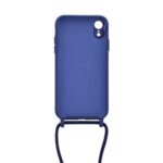 Siliconen hoesje met koord geschikt voor Apple iPhone XR - Licht Roze