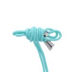 Siliconen hoesje met koord geschikt voor Samsung Galaxy A13 4G - Licht Roze