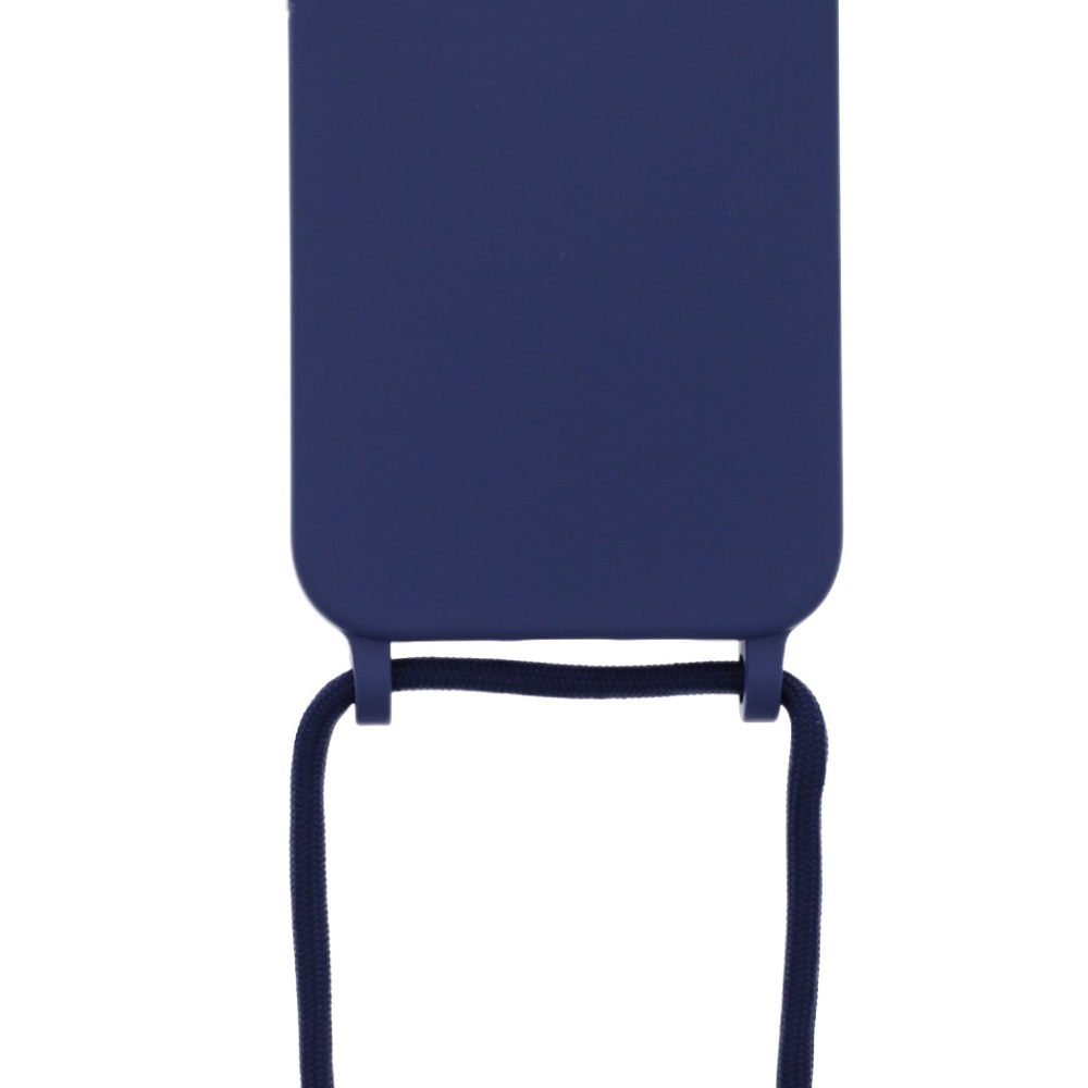 Siliconen hoesje met koord geschikt voor Samsung Galaxy A13 4G - Licht Roze