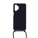 Siliconen hoesje met koord geschikt voor Samsung Galaxy A13 4G - Licht Roze