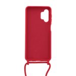 Siliconen hoesje met koord geschikt voor Samsung Galaxy A13 4G - Licht Roze