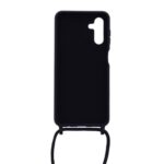 Siliconen hoesje met koord geschikt voor Samsung Galaxy A13 5G - Licht Roze