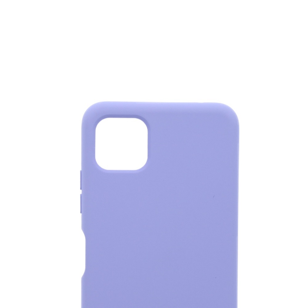 Siliconen hoesje met koord geschikt voor Samsung Galaxy A22 5G - Licht Roze