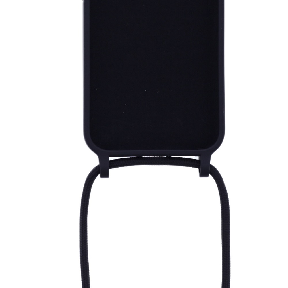 Siliconen hoesje met koord geschikt voor Samsung Galaxy A32 5G - Licht Roze