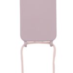 Siliconen hoesje met koord geschikt voor Samsung Galaxy A32 5G - Licht Roze