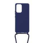 Siliconen hoesje met koord geschikt voor Samsung Galaxy A52 5G - Licht Roze