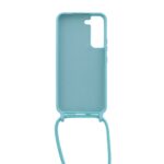 Siliconen hoesje met koord geschikt voor Samsung Galaxy S21+ - Licht Roze