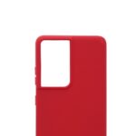 Siliconen hoesje met koord geschikt voor Samsung Galaxy S21 Ultra - Licht Roze