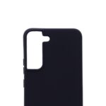 Siliconen hoesje met koord geschikt voor Samsung Galaxy S21 - Zwart