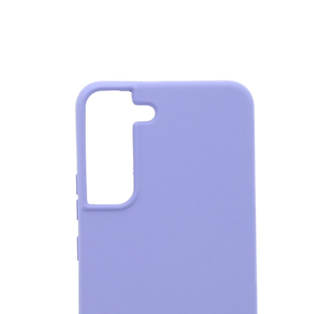Siliconen hoesje met koord geschikt voor Samsung Galaxy S22 - Licht Roze