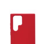 Siliconen hoesje met koord geschikt voor Samsung Galaxy S22 Ultra - Licht Roze