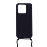 Siliconen hoesje met koord geschikt voor Xiaomi Redmi 10C - Licht Roze