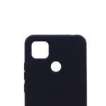 Siliconen hoesje met koord geschikt voor Xiaomi Redmi 9C - Zwart