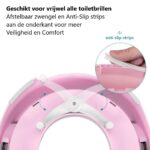 Toiletverkleiner met Rugleuning | LB-A22 ROZE