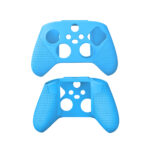 Siliconen Softcase met Thumb Grips geschikt voor Xbox X series controller | Blauw TYX-0626