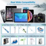 Universele Wereldstekker met 4 USB poorten | 2000W Grijs