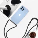 Antishock Hoesje met Koord geschikt voor Apple iPhone 14 Plus | Transparant