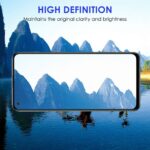 Full Glas screenprotector geschikt voor  - Samsung Galaxy A12 5G - Transparant - Volledige dekking - Premium Glas