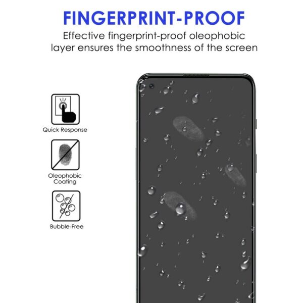 Full Glas screenprotector geschikt voor  - Samsung Galaxy A13 4G - Transparant - Volledige dekking - Premium Glas