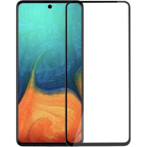 Full Glas screenprotector geschikt voor  - Samsung Galaxy A53 5G - Transparant - Volledige dekking - Premium Glas