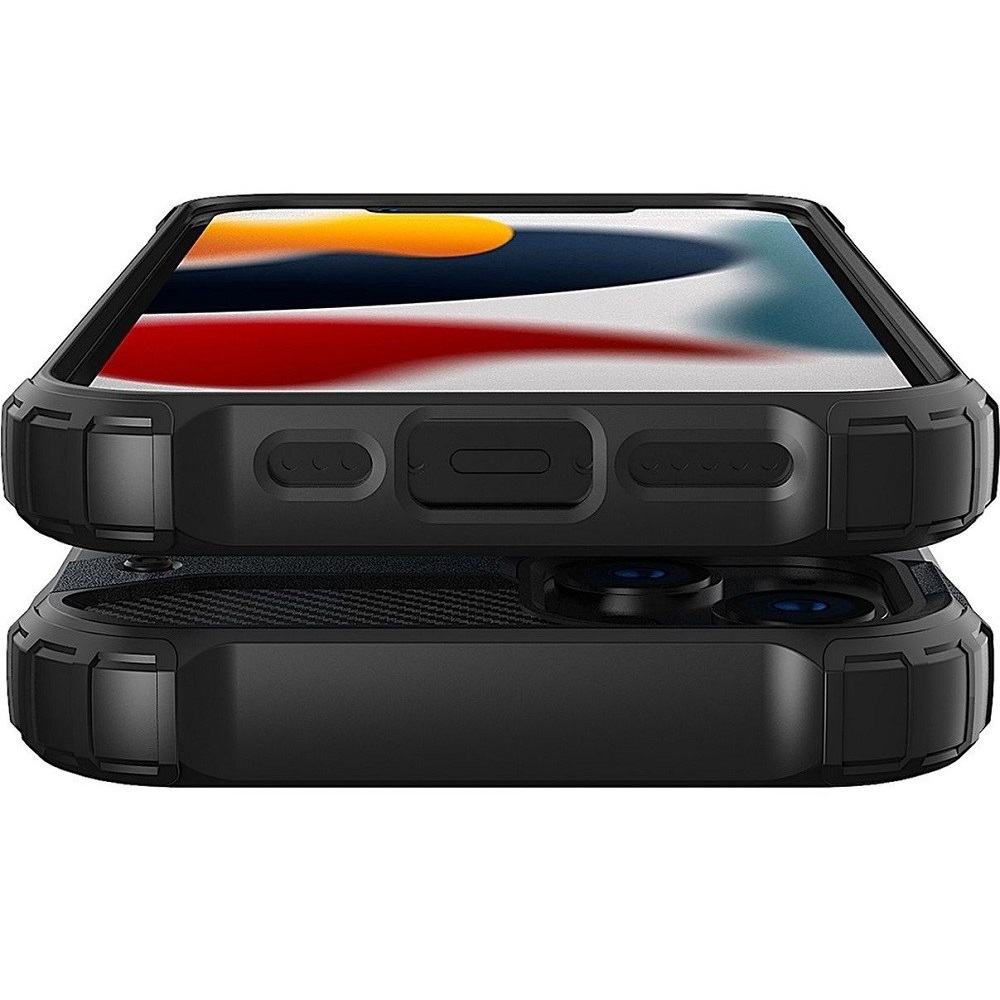 Hoesje geschikt voor Apple iPhone 14 Pro - Rood - Armor case