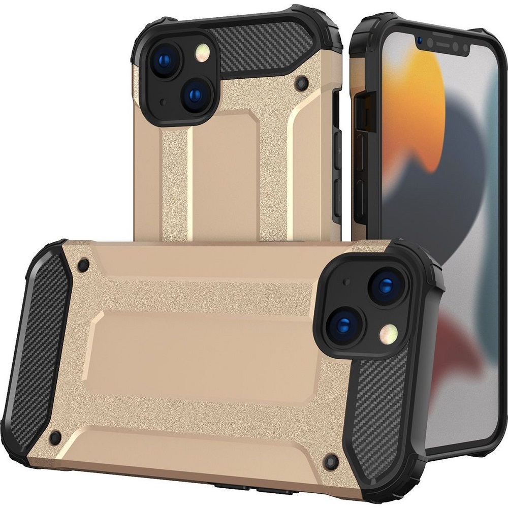 Hoesje geschikt voor Apple iPhone 14 - Rood - Armor case