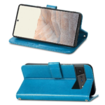 Hoesje geschikt voor Google Pixel 6A - Turquoise - Book Case - Portemonneehoesje - Kaartenhouder