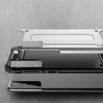 Hoesje geschikt voor Samsung Galaxy S21 - Rood - Armor case