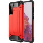 Hoesje geschikt voor Samsung Galaxy S21 - Rood - Armor case