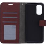 Hoesje geschikt voor Samsung Galaxy Xcover 6 Pro - Bruin - Book Case - Portemonneehoesje - Kaartenhouder