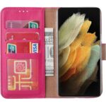 Hoesje geschikt voor Samsung Galaxy Xcover 6 Pro - Roze - Book Case - Portemonneehoesje - Kaartenhouder