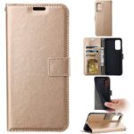 Hoesje geschikt voor Samsung Galaxy Xcover Pro - Goud - Book Case - Portemonneehoesje - Kaartenhouder