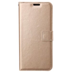 Hoesje geschikt voor Samsung Galaxy Xcover Pro - Goud - Book Case - Portemonneehoesje - Kaartenhouder