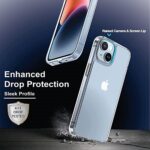 Siliconen hoesje geschikt voor Apple iPhone 13 - Transparant - Soft Cover - Afbeelding 2