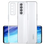 Siliconen hoesje geschikt voor Oppo reno 4 Pro - Transparant - Soft Cover
