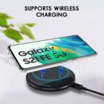 Siliconen hoesje geschikt voor Samsung Galaxy S21 FE - Transparant - Soft Cover - Afbeelding 4